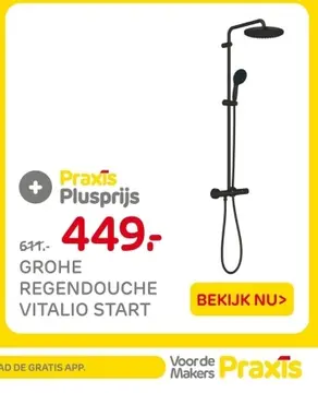 Aanbieding: Grohe regendouche vitalio start
