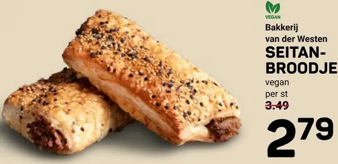 Aanbieding: Seitan-broodje
