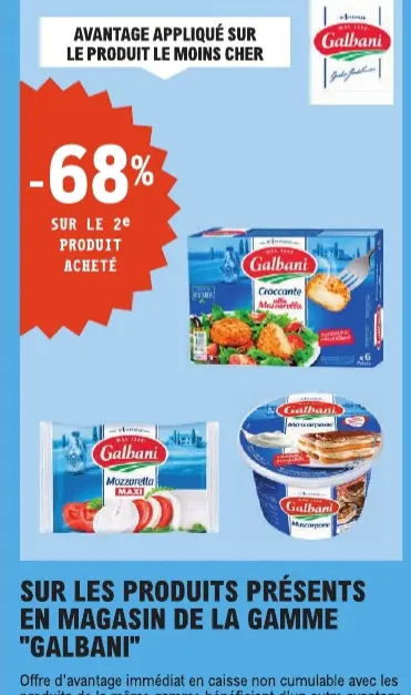 Offre: Galbani Croccante Mozzarella, Mozzarella Maxi