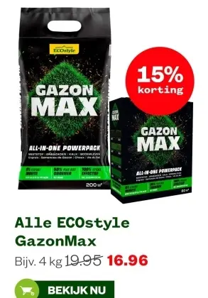 Aanbieding: GazonMax