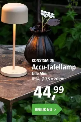 Aanbieding: Accu-tafellamp