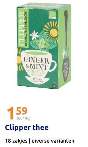 Aanbieding: Clipper thee