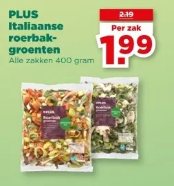 Aanbieding: PLUS Italiaanse roerbakgroenten
