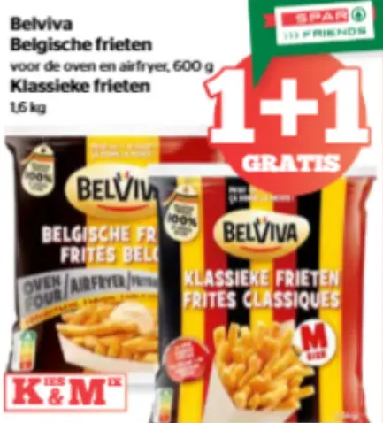 Promotie: Belgische frieten of Klassieke frieten