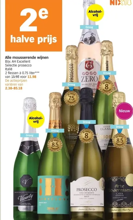 Aanbieding: Alle mousserende wijnen