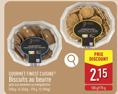 Offre: GOURMET FINEST CUISINE® Biscuits au beurre
