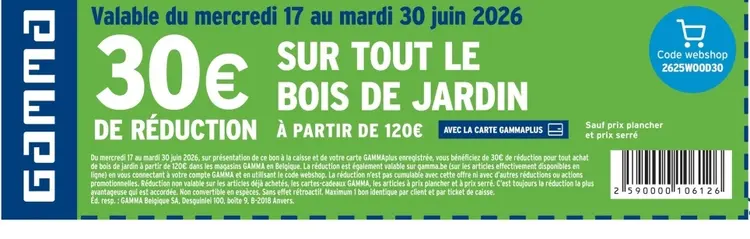 Offre: Bois de jardin