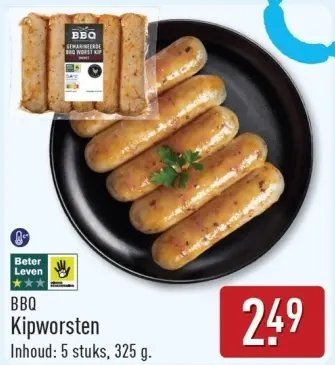 Aanbieding: Kipworsten