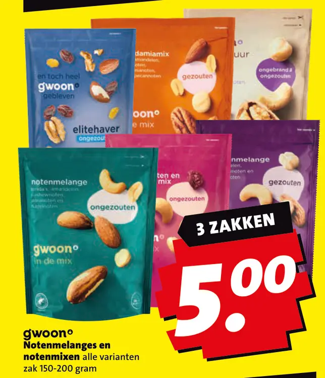 Aanbieding: Notenmelanges en notenmixen
