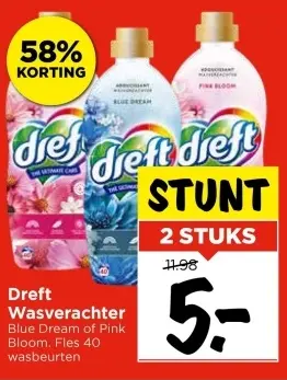 Aanbieding: Dreft Wasverzachter