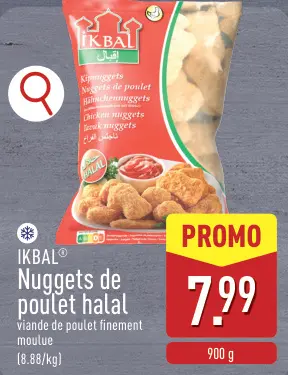 Offre: Nuggets de poulet halal