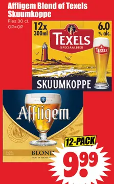 Aanbieding: Affligem Blond of Texels Skuumkoppe