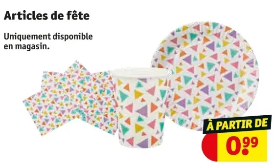Offre: Articles de fête