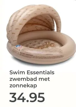 Aanbieding: Zwembad met zonnekap