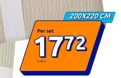Promotie: Dekbedovertrek 200 x 220 cm