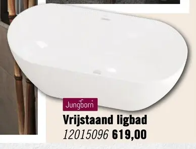 Aanbieding: JUNGBORN Vrijstaand ligbad Two 75x150x57 cm wit
