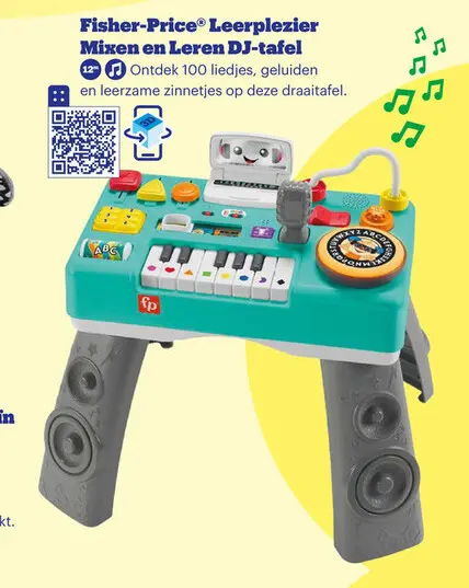 Aanbieding: Leerplezier Mixen en Leren DJ-tafel
