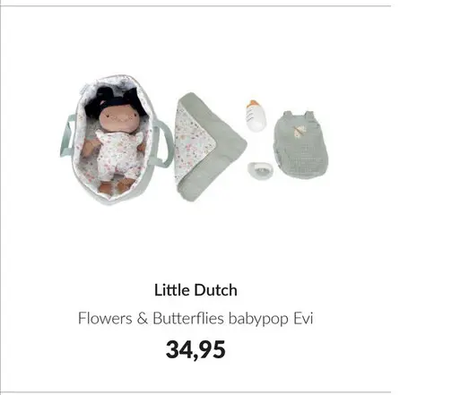 Aanbieding: Flowers & Butterflies babypop Evi