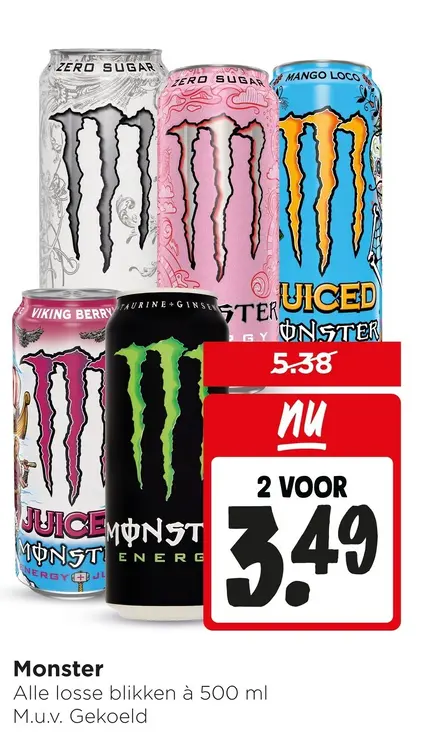 Aanbieding: Monster