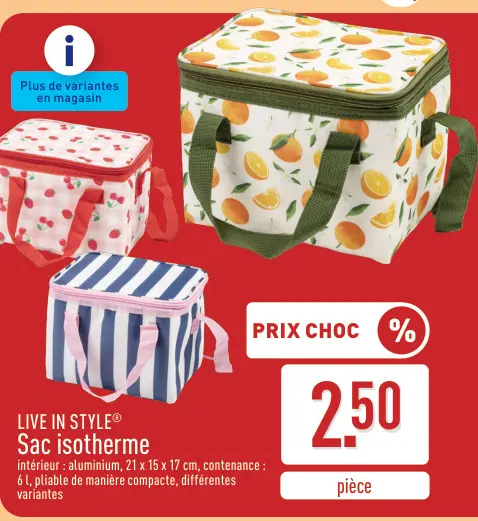 Offre: Sac isotherme