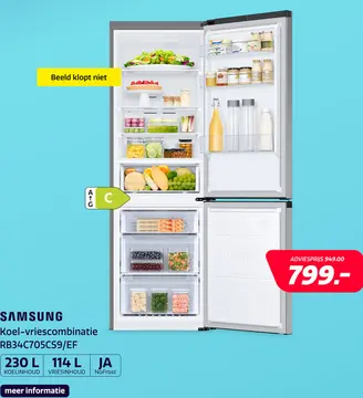 Aanbieding: Samsung RB34C705CS9/EF