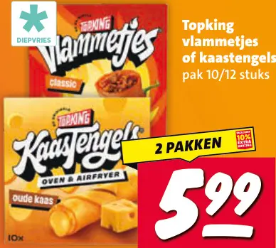 Aanbieding: Vlammetjes of kaastengels