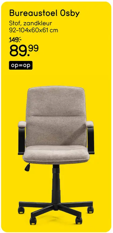 Aanbieding: Bureaustoel Osby