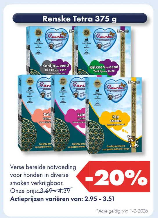 Aanbieding: Renske Tetra