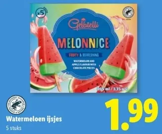Aanbieding: Watermeloen ijsjes