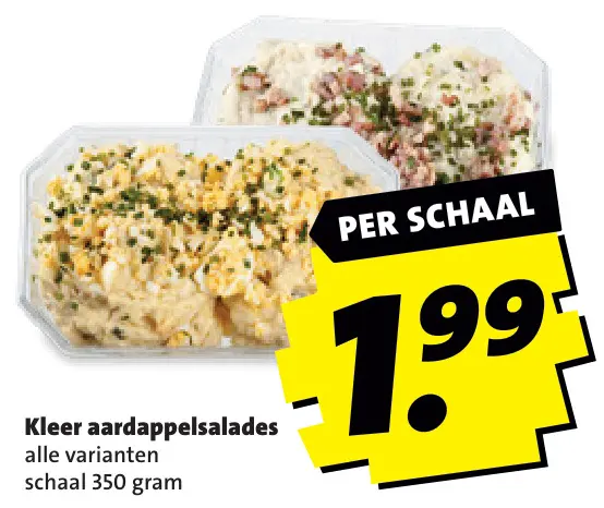 Aanbieding: aardappelsalades