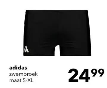 Aanbieding: Adidas heren zwembroek zwart