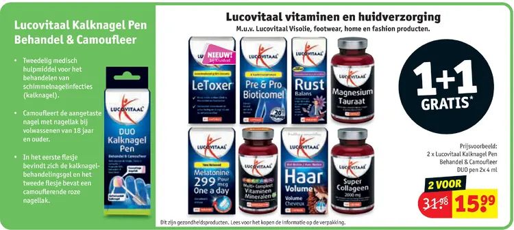Promotie: Lucovitaal vitaminen en huidverzorging