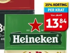 Aanbieding: Heineken krat