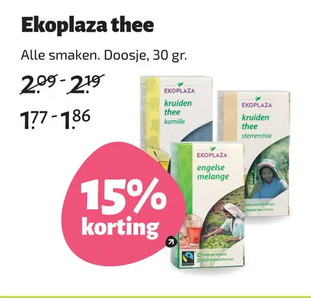 Aanbieding: Ekoplaza thee
