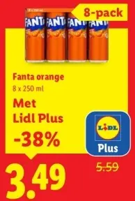Aanbieding: Fanta orange