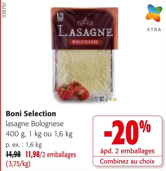 Offre: Lasagne Bolognese