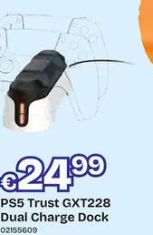 Aanbieding: Trust GXT228 PS5 Dual Charge Dock
