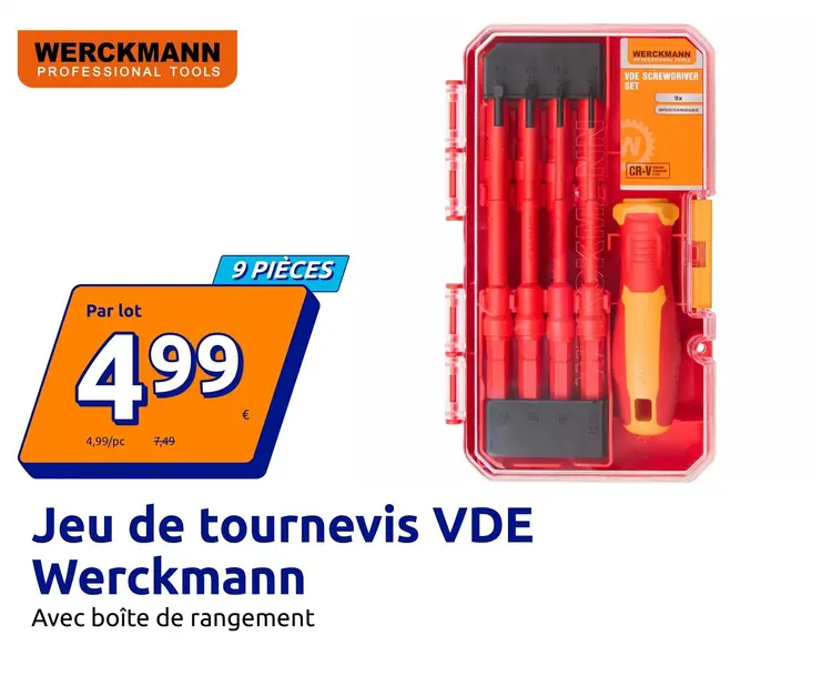 Offre: Jeu de tournevis VDE Werckmann