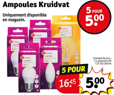 Offre: Ampoules