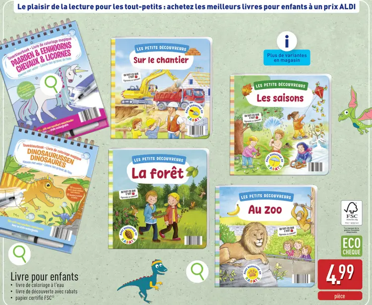 Offre: Livre pour enfants