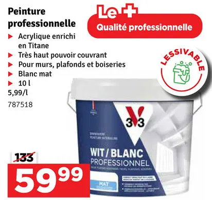 Offre: Peinture professionnelle