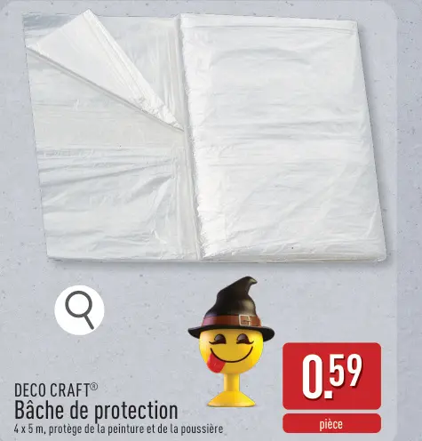 Offre: Bâche de protection