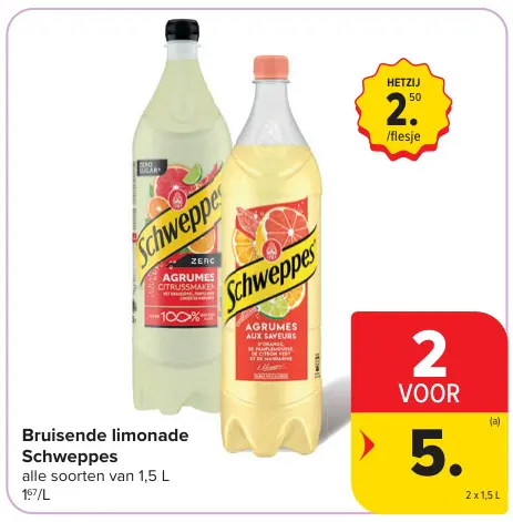 Promotie: Bruisende limonade