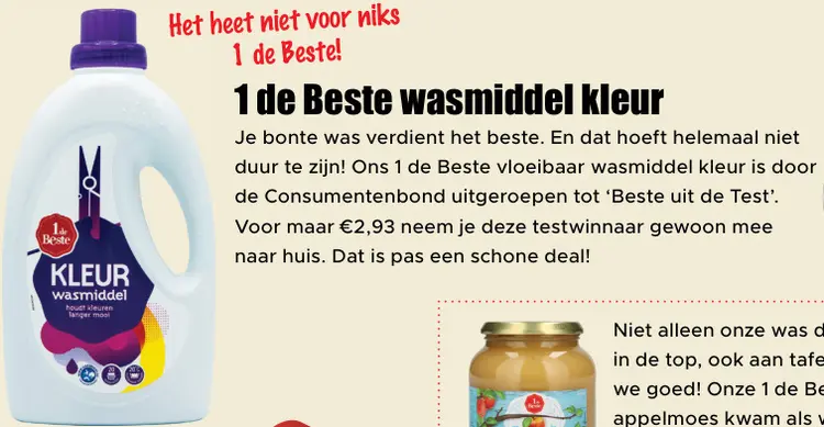 Aanbieding: Wasmiddel kleur
