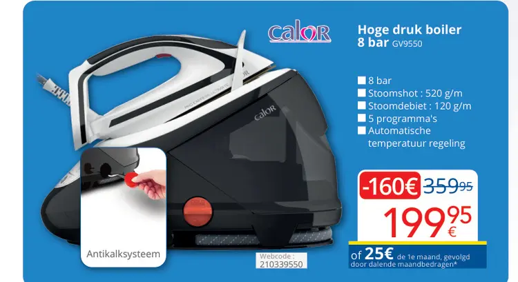Aanbieding: Hoge druk boiler