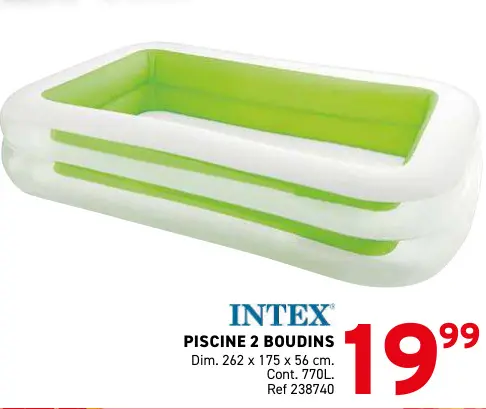 Offre: Piscine 2 boudins