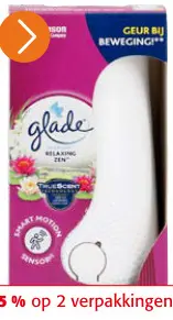 Promotie: GLADE sense&spray app+navulling zen