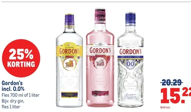 Aanbieding: Gordon's