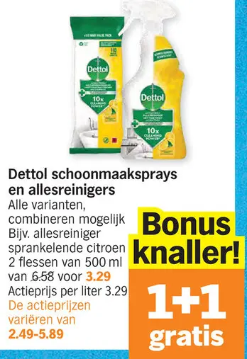 Promotie: Schoonmaaksprays en allesreinigers