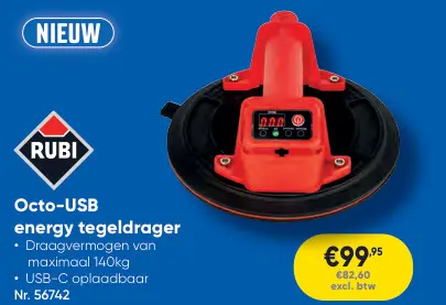 Promotie: Octo-USB energy tegeldrager